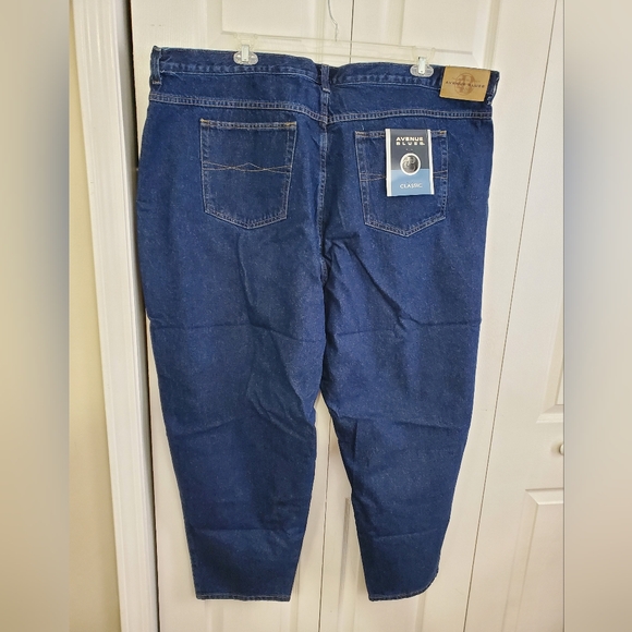 Avenue Blue Classic Fit Blue Jeans Plus Size 30 Average ~ New With Tags - Picture 5 of 11